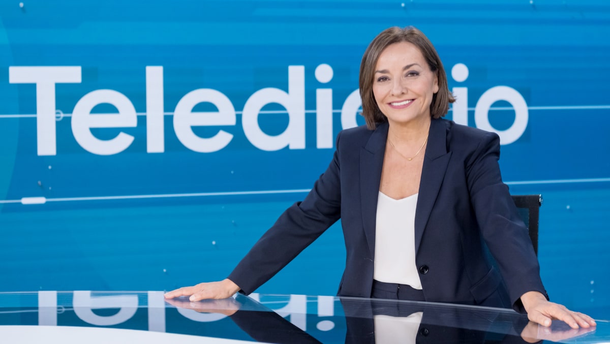 Pepa Bueno en el 'Telediario 2'.