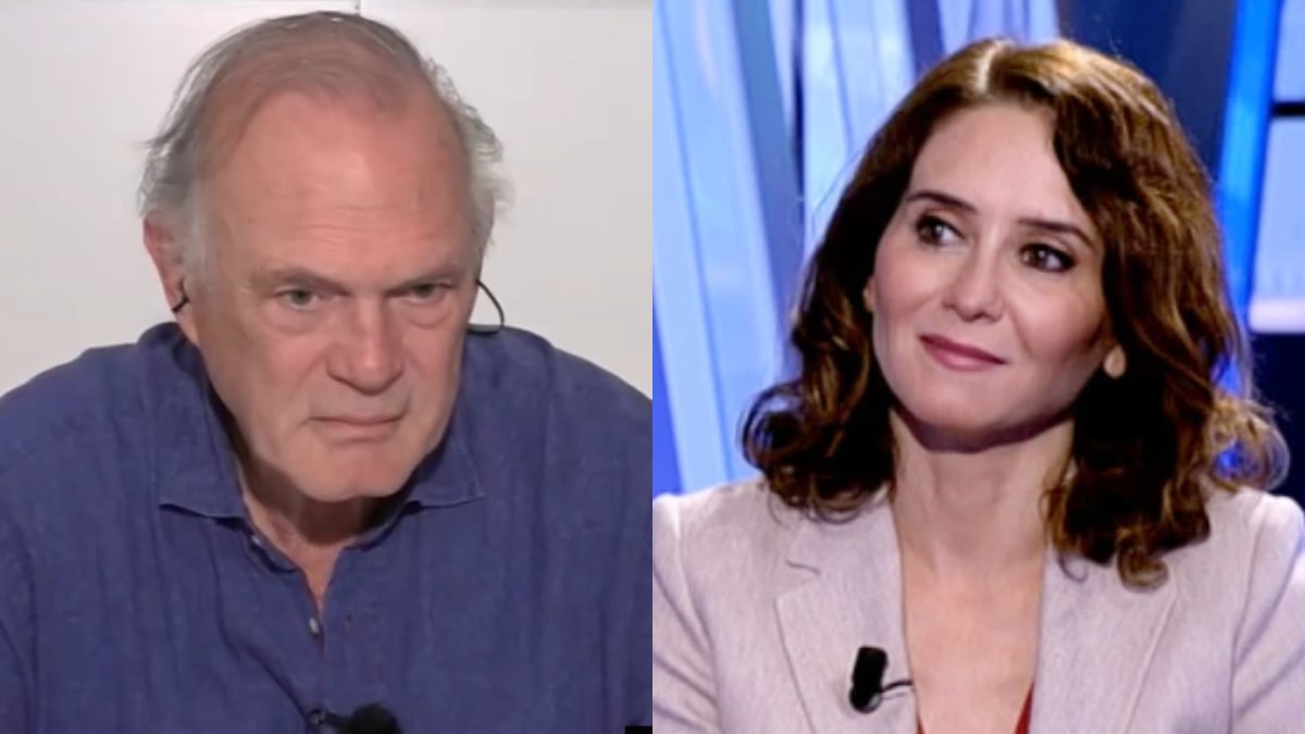 Pedro Piqueras e Isabel Díaz Ayuso.