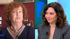 Rosa Villacastín e Isabel Díaz Ayuso.