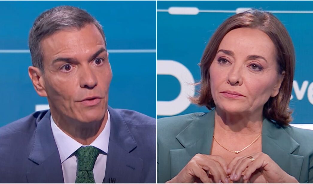 Pedro Sánchez y Pepa Bueno.