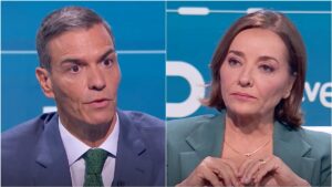 Pedro Sánchez y Pepa Bueno.