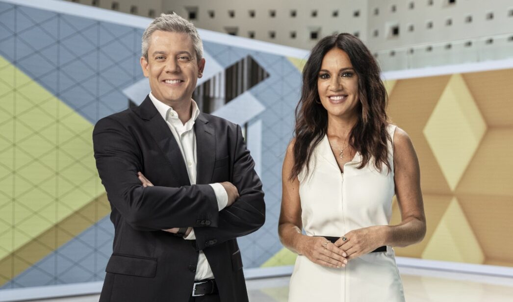 Rodrigo Blázquez y Cristina Saavedra en 'La Sexta Noticias'.