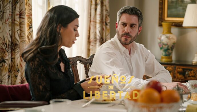 María y Andrés en 'Sueños de libertad'.