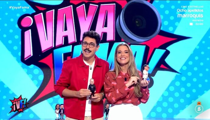 Fran Ramírez y Cristina Lasvignes en '¡Vaya fama!'.