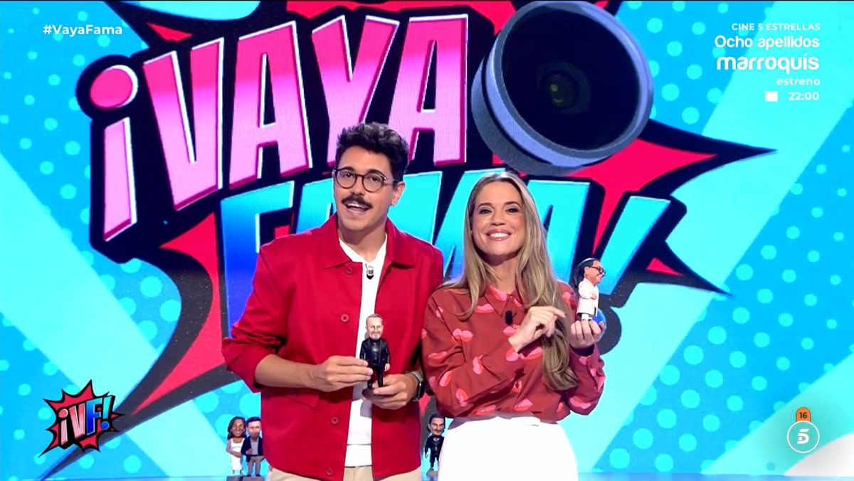 Fran Ramírez y Cristina Lasvignes en '¡Vaya fama!'.