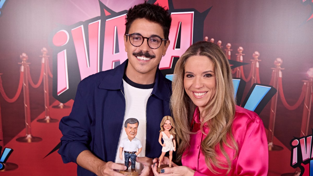 Fran Ramírez y Cristina Lasvignes en la presentación de '¡Vaya fama!'