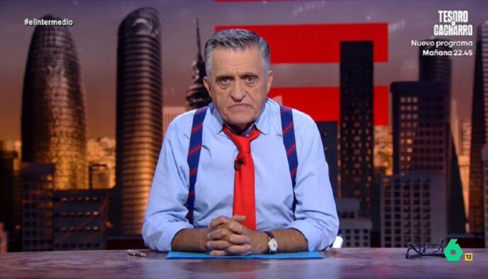 El Gran Wyoming en 'El Intermedio'.