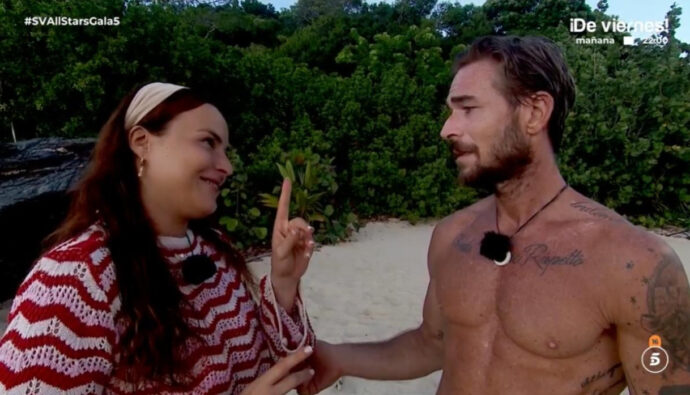 Marta Peñate y Tony Spina en 'Supervivientes All Stars'