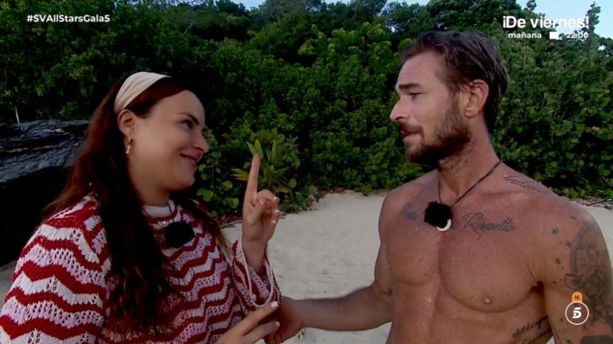 Marta Peñate y Tony Spina en 'Supervivientes All Stars'