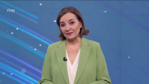 Pepa Bueno en el 'Telediarioo 2'