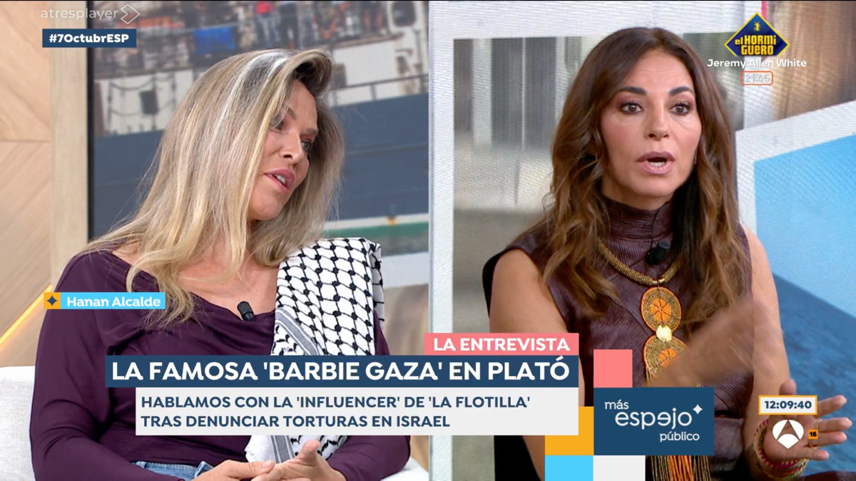 Hanan Alcalde y Mariló Montero en 'Espejo Público'