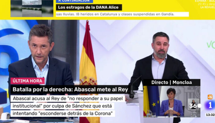 Javier Ruiz y Santiago Abascal