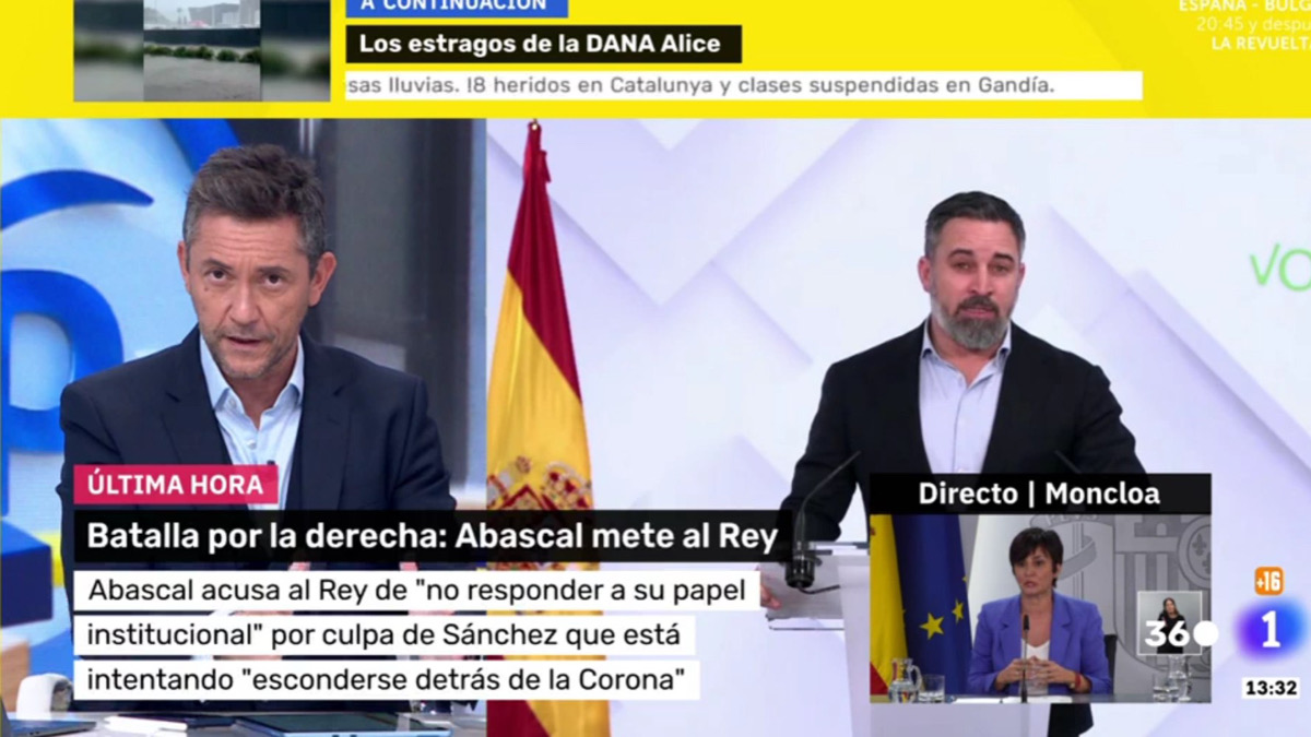 Javier Ruiz y Santiago Abascal