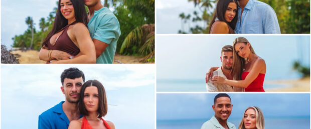 Fotomontaje con las parejas de 'La Isla de las Tentaciones 9'