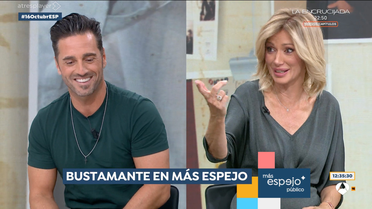 David Bustamante y Susanna Griso en 'Espejo Público'