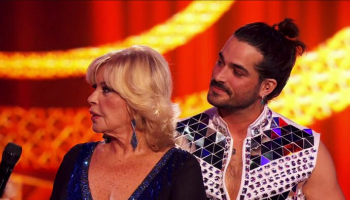 Bárbara Rey y su pareja de baile en 'Bailando con las Estrellas'
