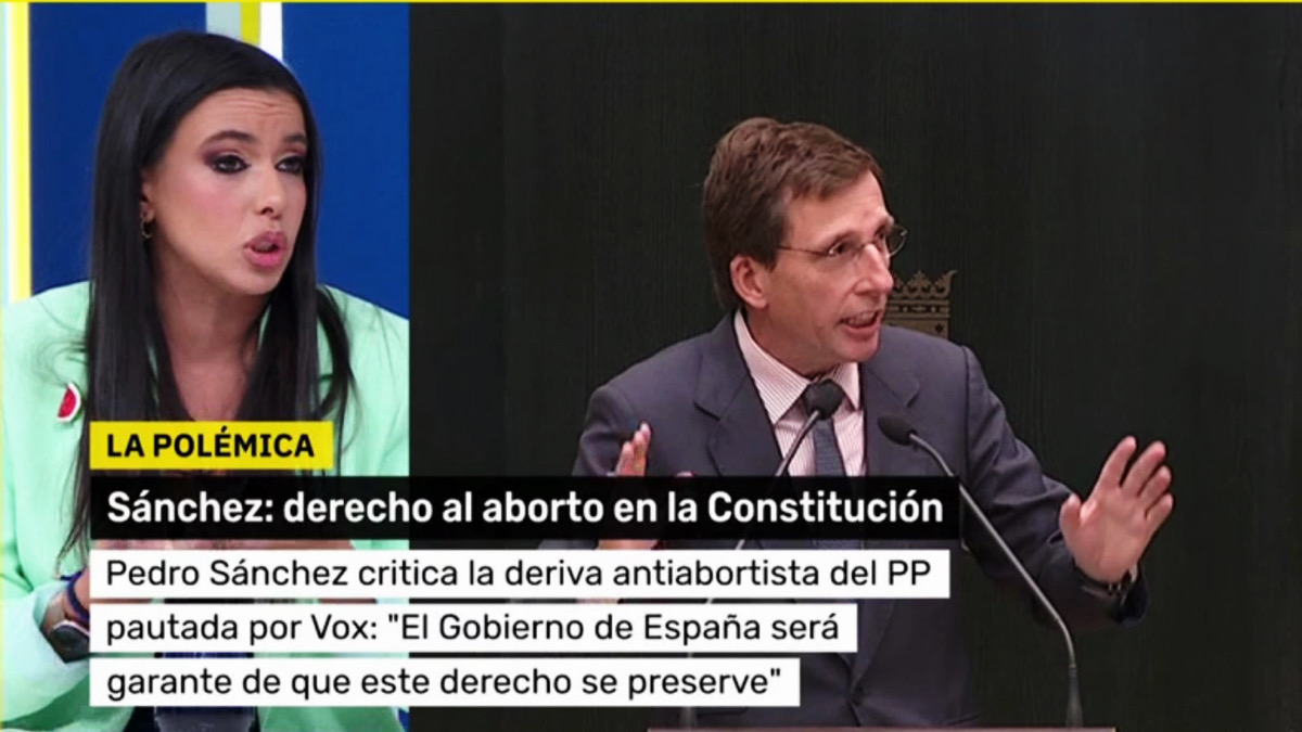 Sarah Santaolalla pone en su sitio a Almeida