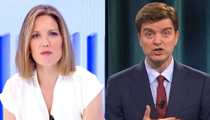 Silvia Intxaurrondo y Marc Giró