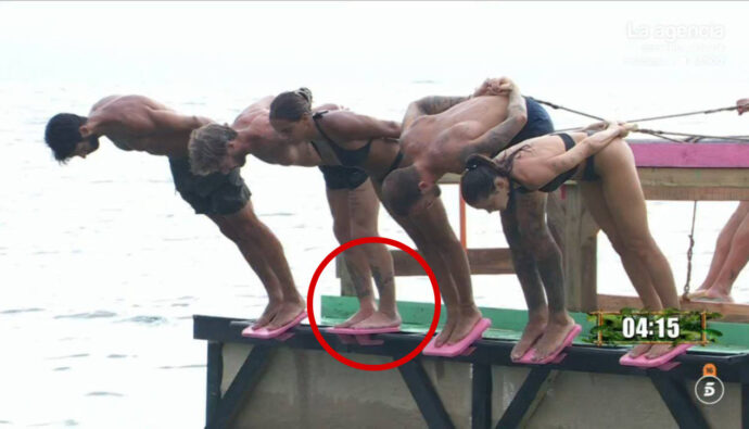Tony Spina en una de las pruebas de 'Supervivientes All Stars'
