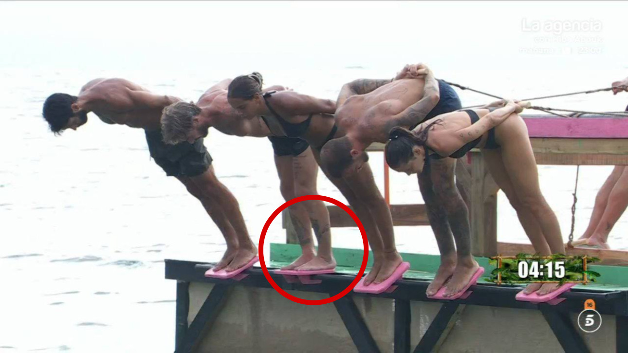 Tony Spina en una de las pruebas de 'Supervivientes All Stars'