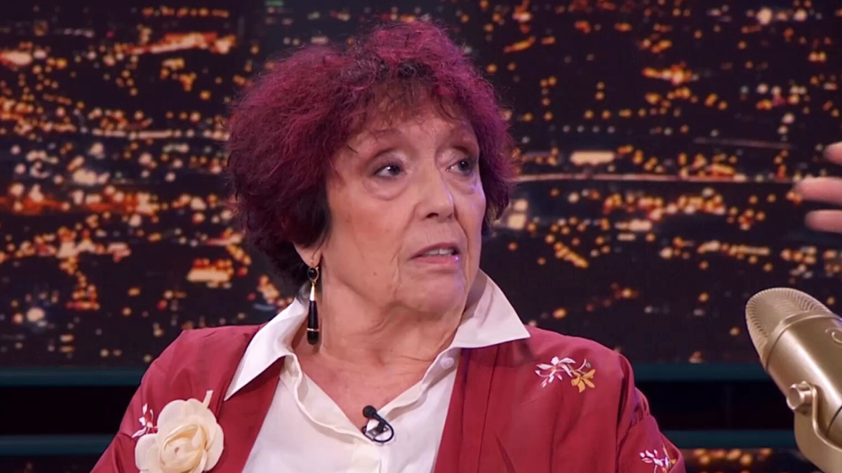 La escritora Maruja Torres en una visita a 'Late Xou con Marc Giró'.