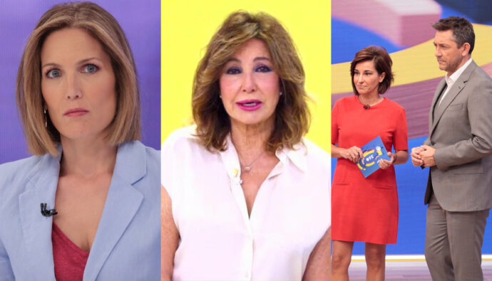 Silvia Intxaurrondo, Ana Rosa Quintana, Adela González y Javier Ruiz