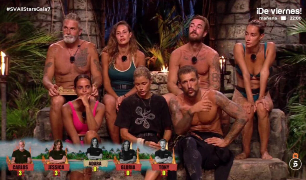 Concursantes en La Palapa de 'Supervivientes All Stars'
