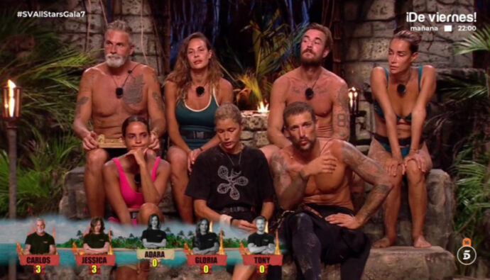 Concursantes en La Palapa de 'Supervivientes All Stars'