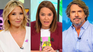 Silvia Sanz, Toñi Moreno y Teodoro León Gross