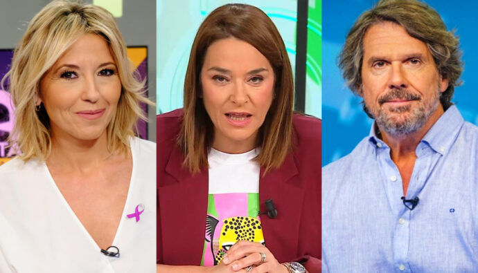 Silvia Sanz, Toñi Moreno y Teodoro León Gross
