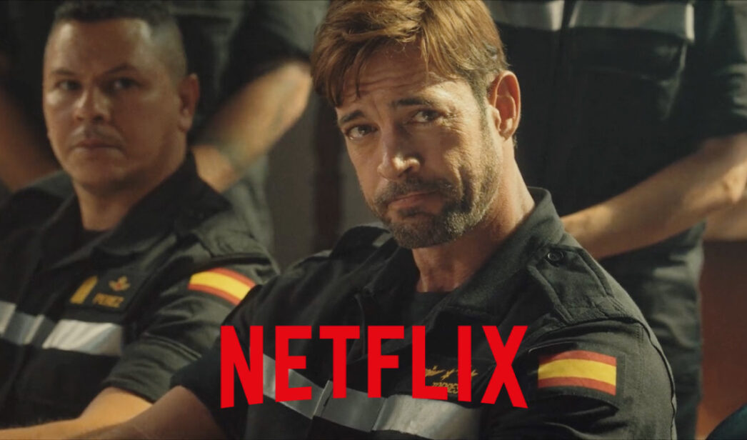 William Levy y el logo de Netflix