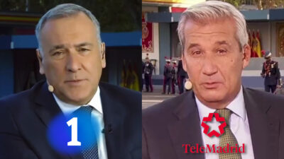 La 1 de TVE arrasa a Telemadrid en la cobertura del desfile
