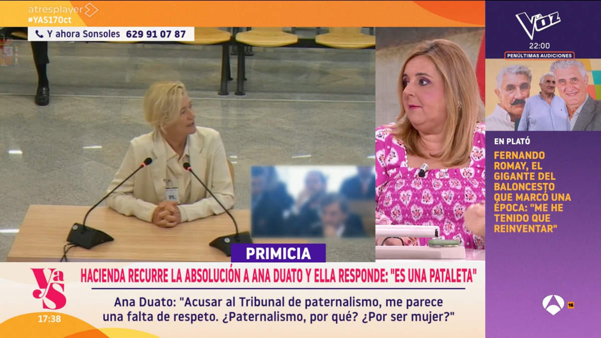 Pilar Vidal en 'Y ahora Sonsoles'