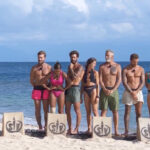 Concursantes de 'Supervivientes All Stars' junto a Laura Madrueño