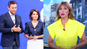 Javier Ruiz y Adela González y Alejandra Herranz