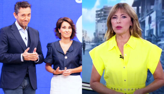 Javier Ruiz y Adela González y Alejandra Herranz