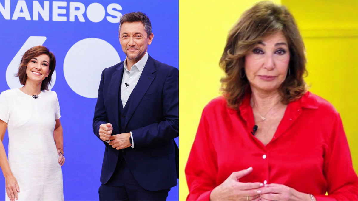Adela González y Javier Ruiz en TVE y Ana Rosa Quintana en Telecinco