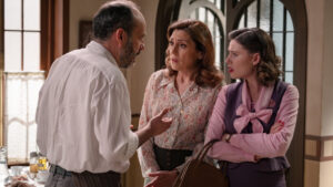 Tres de los principales personajes de 'Sueños de Libertad'