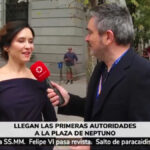 Isabel Díaz Ayuso y José Antonio Masegosa en Telemadrid
