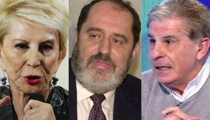 Karmele Marchante, Emilio Rodríguez Menéndez y Pedro Ruiz