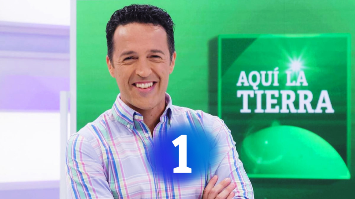 Jacob Petrus en 'Aquí la tierra' y logo de La 1