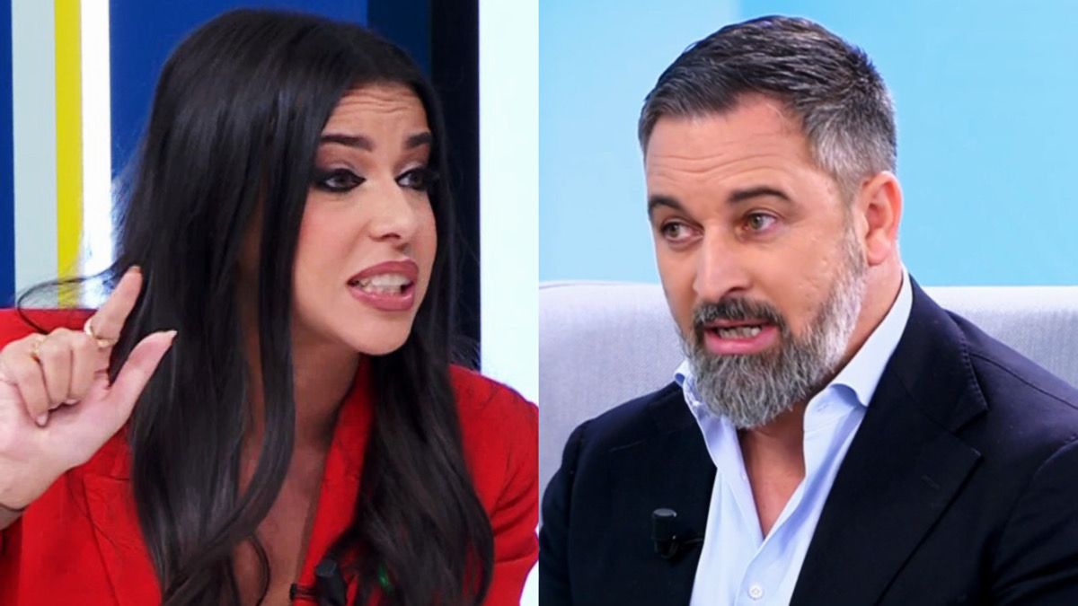 Sarah Santaolalla y Santiago Abascal