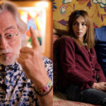 El crítico televisivo Víctor Amela y los protagonistas de 'Poquita Fe'