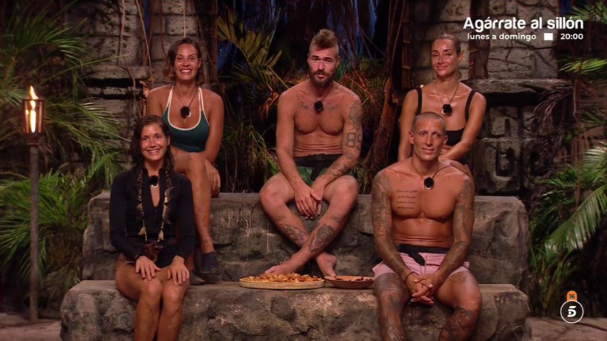 Concursantes en La Palapa de 'Supervivientes All Stars'