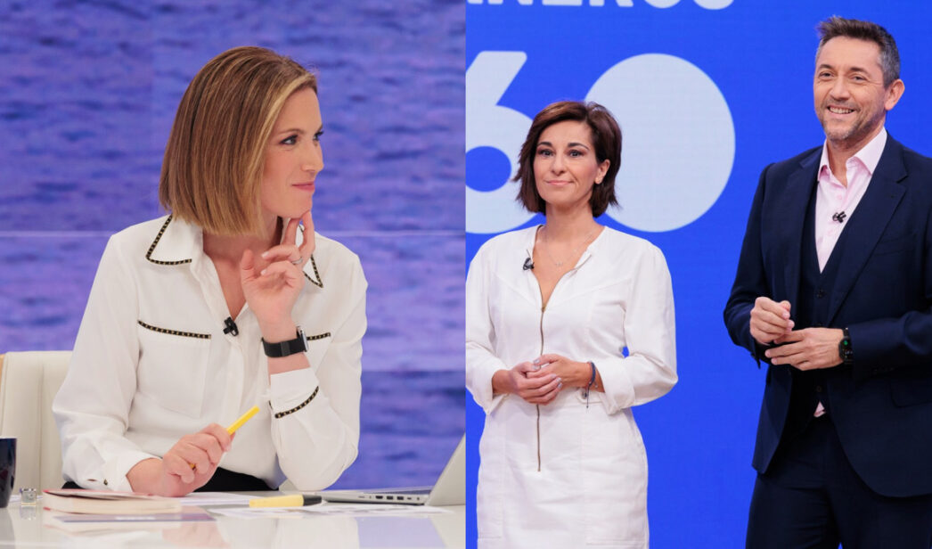Silvia Intxaurrondo, Adela González y Javier Ruiz