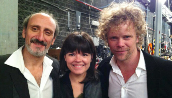 La creadora de 'La que se avecina', Laura Caballero, con Jimmy Shaw y José Luis Gil
