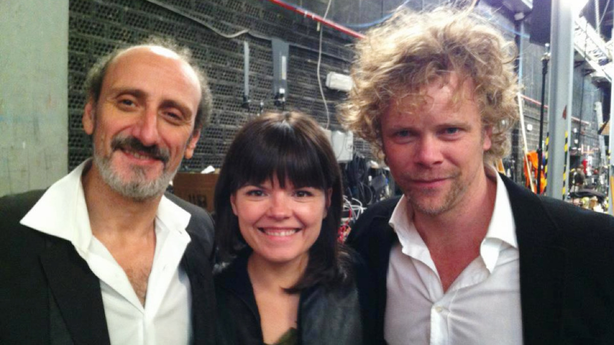 La creadora de 'La que se avecina', Laura Caballero, con Jimmy Shaw y José Luis Gil