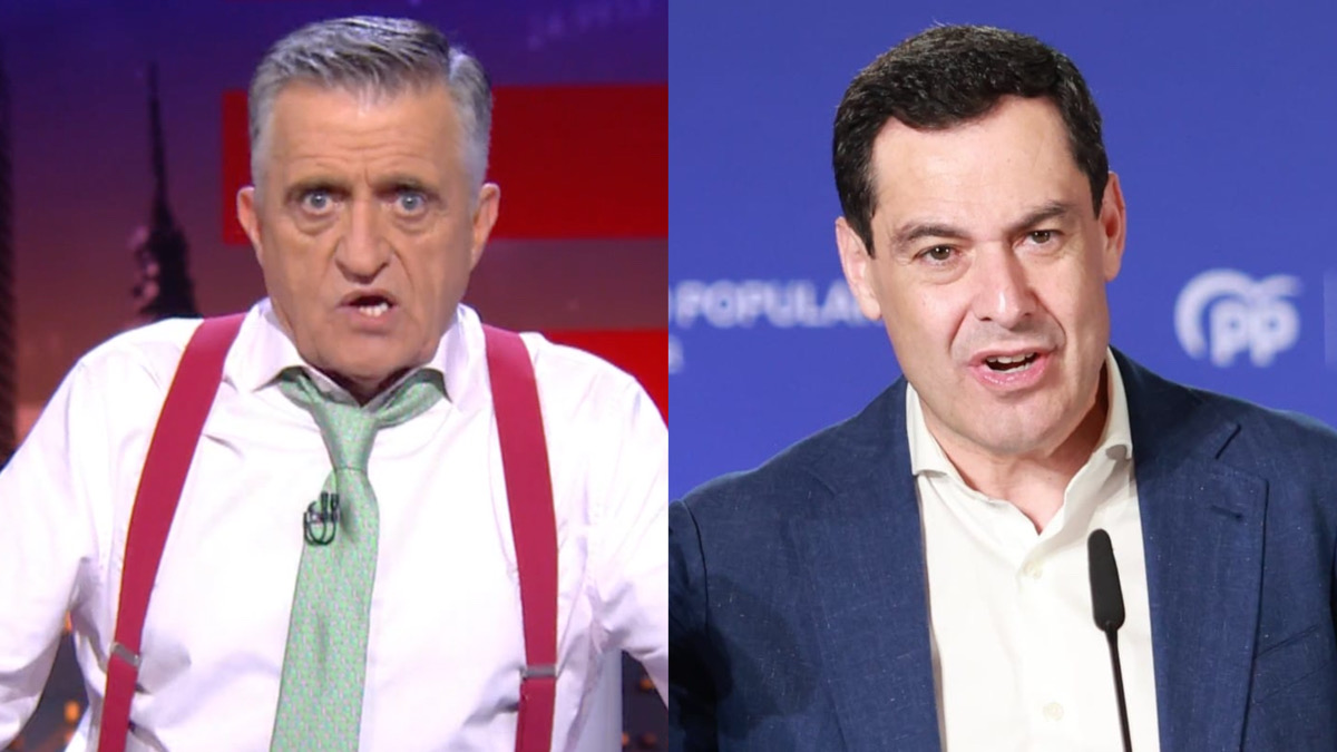 El Gran Wyoming y Juanma Moreno Bonilla