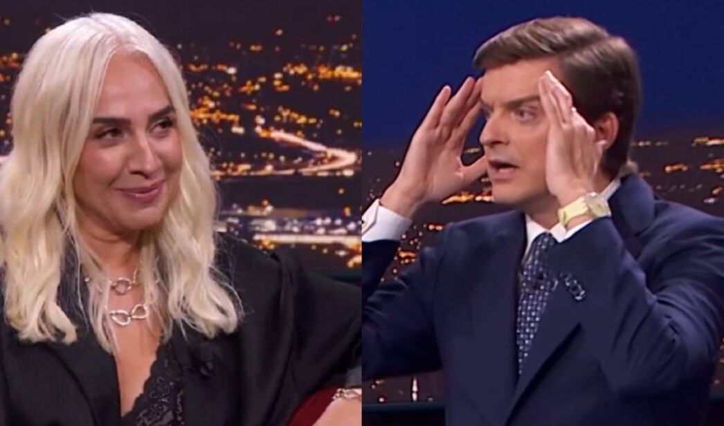 Mónica Naranjo y Marc Giró en 'Late Xou'.