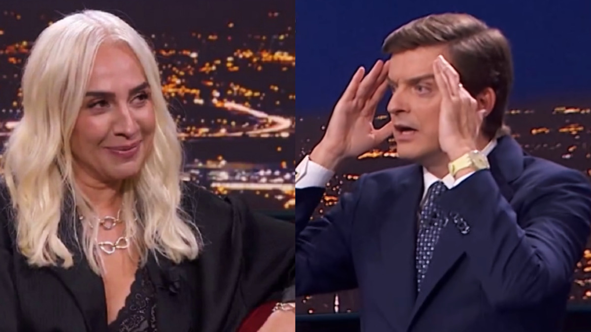 Mónica Naranjo y Marc Giró en 'Late Xou'.